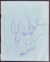 Load image into Gallery viewer, Vintage 1965 HOFer Elmer Lach Autographed Album Page NHL Hockey Signed Cut