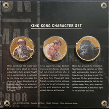 Load image into Gallery viewer, 2005 New Zealand Uncirculated 3 Different King Kong $1 Coins + Original Folder