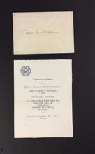 Load image into Gallery viewer, 1929-30 AL HUGGINS Invitation ALLAN CUP Winners Montreal M.A.A.A Hockey Team Vtg