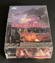 Load image into Gallery viewer, 1996 Dragon Heart Topps Widevision Trading Card Box Sealed 36 Packs Hobby Box