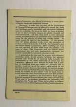 Load image into Gallery viewer, 1927 University of Western Ontario Physical Education Athletics Catalogue UWO