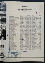 Load image into Gallery viewer, 1966 Vintage Pepsi-Cola Canadian Grand Prix MoSport Park Race Track