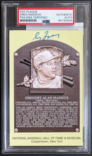 Load image into Gallery viewer, Greg Maddux Autographed Signed MLB Hall of Fame Postcard PSA Atlanta Braves