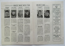 Load image into Gallery viewer, 1936 Boston Gardens NHL Hockey Program Boston Bruins vs Chicago Blackhawks