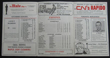 Load image into Gallery viewer, 1966 Maple Leaf Gardens Jr A Program Toronto vs Kitchener Rangers Brad Park