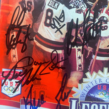 Load image into Gallery viewer, 1980 Lake Placid Winter Olympics US Hockey Gold Medal Team Signed Wheaties Box