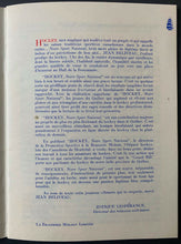 Load image into Gallery viewer, Jean Beliveau Signed Autographed 1950's Molson's Brewery Hockey Booklet French