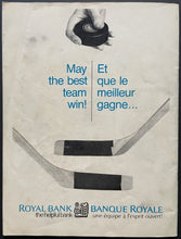 Load image into Gallery viewer, 1973 Memorial Cup Hockey Program Montreal Toronto Marlboros vs Quebec Ramparts