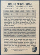 Load image into Gallery viewer, 1995/96 Parkhurst Hockey John Ferguson Autographed Signed Card Missing Link