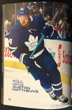 Load image into Gallery viewer, 2018-19 Toronto Maple Leafs NHL Hockey Yearbook Auston Matthews