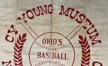 Load image into Gallery viewer, Original Cy Young Museum Newcomerstown Ohio Flag MLB Baseball 3x3 Vintage Rare