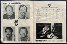 Load image into Gallery viewer, 1974 Buffalo Braves vs New York Knicks Rare Maple Leaf Gardens Toronto Program
