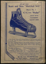 Load image into Gallery viewer, 1949 Hendy Hockey Guide Rules Records and Schedule + Who's Who in Hockey NHL