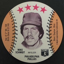 Load image into Gallery viewer, 1977 MLB Baseball Towne Club Pop Centers Discs (11) Mike Schmidt Reggie Jackson