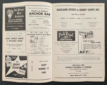 Load image into Gallery viewer, 1961 International League Baseball Program Toronto Maple Leafs vs Buffalo Bisons
