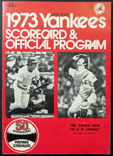 Load image into Gallery viewer, 1973 Original Yankee Stadium Final Game Program Ticket Stub MLB New York Yankees