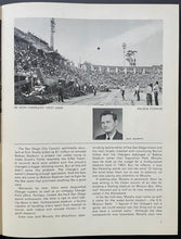 Load image into Gallery viewer, 1967 San Diego Chargers Jack Murphy Stadium Opening Ceremony Promo Book NFL