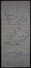 Load image into Gallery viewer, Toronto Maple Leafs Multi-Signed Sheet x9 Autographed Page Foster Hewitt + LOA