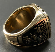 Load image into Gallery viewer, 2006 Terry Vaughn CFL Football 10K Gold Ring For All-Time Reception Record + Box
