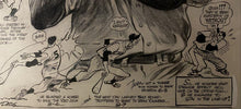 Load image into Gallery viewer, 1949 Original Joe DiMaggio New York Yankees MLB Artwork By Artist Lou Darvas
