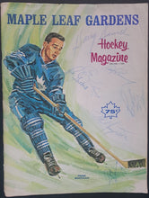 Load image into Gallery viewer, 1968 Maple Leaf Gardens New York Rangers Autographed x7 Program Signed HOF JSA