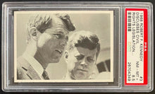 Load image into Gallery viewer, 1968 Robert F. + John Kennedy Card #3 Discusses Civil Rights Legislation PSA 8.5