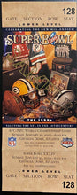 Load image into Gallery viewer, 2000 NFL Football Super Bowl XXXIV Ticket St Louis Rams Beat Tennessee Titans