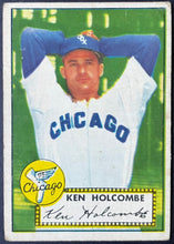 Load image into Gallery viewer, 1952 Topps Baseball Ken Holcombe #95 Chicago White Sox MLB Card Vintage