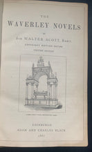 Load image into Gallery viewer, 1867 Sir Walter Scott The Waverly Novels Vol.2 Complete Vintage Hardcover Book