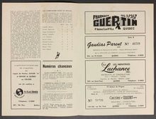 Load image into Gallery viewer, 1951-52 Quebec Colisee Junior Hockey League Program Citadelle vs Notional NHLERS