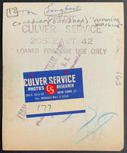 Load image into Gallery viewer, 1914 Rare Canadian Onondaga Distance Runner Tom Longboat Photo Culver Services