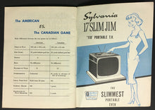 Load image into Gallery viewer, 1957 CFL Football Big Four Rules Of The Game Book + Season Schedule + Vintage