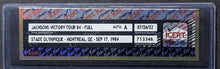 Load image into Gallery viewer, 1984 Jacksons Victory Tour Full Ticket Montreal Olympic Stadium Authentic iCert