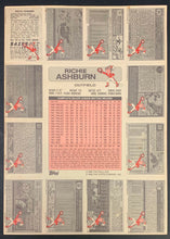 Load image into Gallery viewer, 1988 Richie Ashburn HOFer Autographed Campbell's Soup Topps Baseball Uncut Sheet