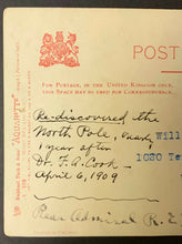 Load image into Gallery viewer, Robert Peary Signed Raphael Tuck & Sons Postcard Explorer Rare Autograph JSA LOA