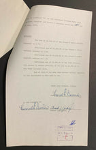 Load image into Gallery viewer, 1974-78 NHL Contract Toronto Maple Leafs Goalie Ed Johnston