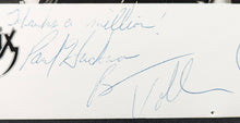 Load image into Gallery viewer, 1980s Helix Autographed Capitol Records Promotional Photo Signed Canadian Rock