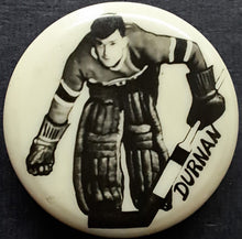 Load image into Gallery viewer, 1948 Bill Durnan Pep Cereal Premium Mini Pin-Back Button Montreal Canadiens HOF