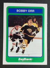 Load image into Gallery viewer, NHL Boston Bruins Bobby Orr Promotional Card + Holder - Boston Area Baybank