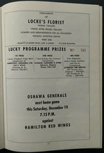 Load image into Gallery viewer, 1964 OHL Hockey Oshawa Generals Program First Game at Civic Auditorium Bobby Orr