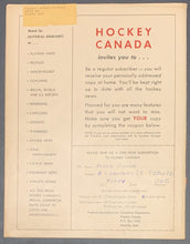 Load image into Gallery viewer, 1963 Hockey Canada Magazine Vintage Sports Publication NHL Original 6