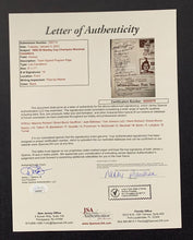 Load image into Gallery viewer, 1959 Stanley Cup Autographed Signed Program Page Montreal Canadiens NHL JSA LOA