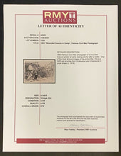 Load image into Gallery viewer, 1919 Civil War Re-Strike Photo Wounded Zoauve in Camp Underwood & Underwood LOA