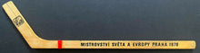 Load image into Gallery viewer, 1978 World Ice Hockey Championship Prague Tournament Lot Mini Stick Credential +
