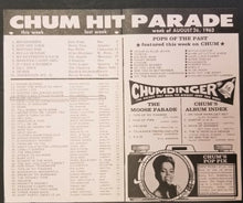 Load image into Gallery viewer, 1963 1050 Chum Chart Radio Station Survey Music Toronto Inez Foxx