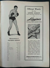Load image into Gallery viewer, 1940 Yankee Stadium Joe Louis Heavyweight Championship Boxing Program v Arturo