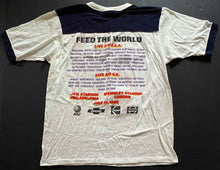 Load image into Gallery viewer, Original Authentic Live Aid Concert T-Shirt Philadelphia JFK Stadium July 1985