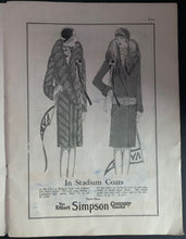 Load image into Gallery viewer, 1928 University Of Toronto Football Magazine Varsity Stadium vs Queens Program