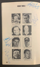 Load image into Gallery viewer, 1990 Conn Smythe Multi Autographed Celebrity Dinner Program Rickey Henderson +