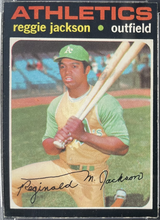 Load image into Gallery viewer, 1971 O-Pee-Chee Reggie Jackson #20 Oakland Athletics PSA EX-MT 6